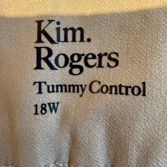 Kim Rogers khaki cropped pull-on pants in size 18W - Picture 2 of 4